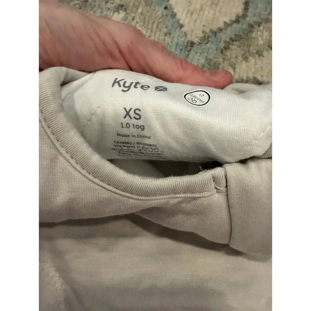 Kyte BABY Sleep Bag Swaddler Grey/oat XS (7-13 Lbs) NEW $75